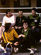 4x100: Fumagalli, l'all. Mascheretti, Campennì, Ghisdulich, Alemanni 