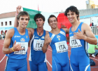 Novi Sad: Europei Juniores - Ravasio (1°) e Daminelli (4°) Bronzo 4x400