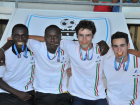 Misano Adriatico: Abdul Diaby - Hassane Fofana - Mattia Ferrari - Pierangelo Redondi - Campioni d'Italia 4x100 promesse